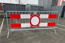 Dranghek 18 spijlen | Schrikhekplanken en CO1 bord