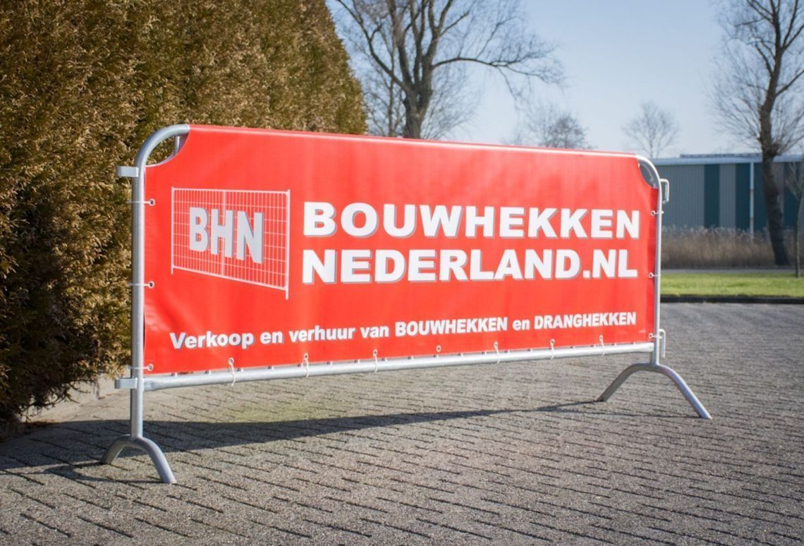 Dranghekbanner | Universeel | Dubbelzijdig | Klein | PVC