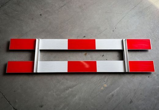 Schrikhekplanken 2,5m los verkrijgbaar enkel bedrukt