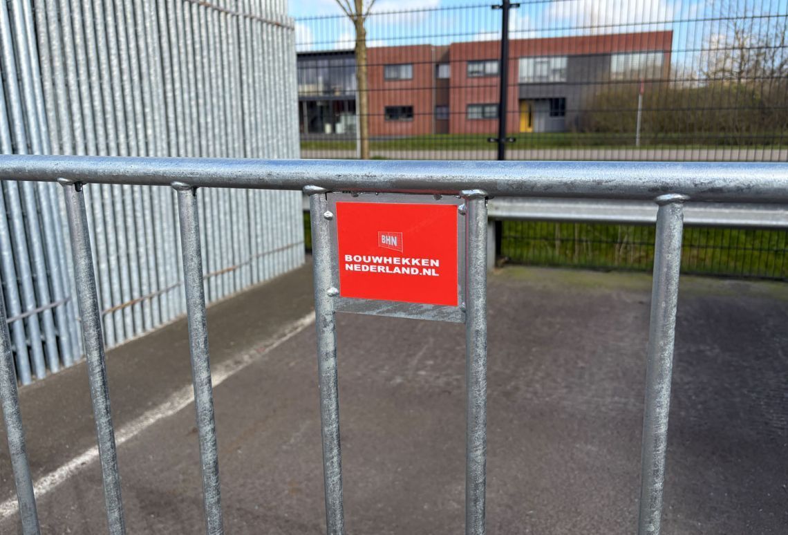 Sticker | Dranghek | 18 Spijlen | event | Reclame slagvaste sticker