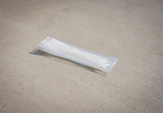 Tie warps 300 x 7,6 mm transparant