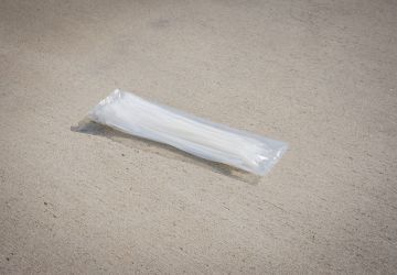 Tie warps 300 x 7,6 mm transparant