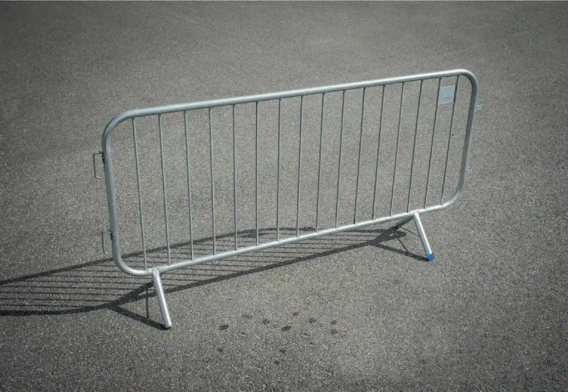 Dranghek | 16 spijlen | Verkrijgbaar incl. beschermdoppen | Tijdelijke afzetting - Houd afstand